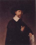 REMBRANDT Harmenszoon van Rijn Portrait of Marten Looten painting